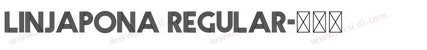 linjapona Regular字体转换 linjapona Regular字体转换